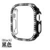 Adecuado para Apple Watch Series 12/11/10 Funda Protectora de Caja de Reloj Hueca de una Sola Fila Galvanizada