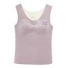 Chaleco térmico para niñas para desarrollo, de terciopelo para niñas con almohadilla para el pecho, para estudiantes de secundaria, niñas mayores, ropa interior infantil de otoño e invierno.