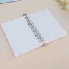 Carpeta Cuaderno de Hojas Sueltas Simple Desmontable Bloc de Notas para Estudiantes A5 Línea Horizontal Cuaderno de Espiral Cuadrículas Cuadrículas Cuaderno