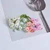 Ramos de Flores de Gipsófila de Goma Suave Artificial para Decoración DIY del Hogar Sala de Estar, Guirnaldas de Flores Artificiales de Plástico