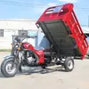 Triciclo Auto-Descarregável de Alta Resistência, Veículo Agrícola Motorizado para Carga, Veículo Doméstico Auto-Descarregável, Veículo Auto-Descarregável Movido a Combustível