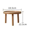 Soporte para flores, base de maceta de cerámica, estante para flores, soporte para acuario, soporte para botella de vino, piedra decorativa, adorno creativo, soporte para cuencos de perro y gato, mini