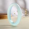 Pulseira Grossa de Ágata Aquamarina Brasileira para Mulheres, Pulseira de Jade Azul Céu, Venda por Atacado ao Vivo em Estoque