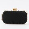 Bolsa de cena de PU europea y americana negra bolsa de banquete bolsa de fiesta bolso de mano sencillo para damas directo de fábrica exclusivo transfronterizo