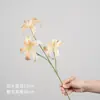 Flores artificiais em tons de amarelo para decorações de casamento, arranjos de hotel, decoração suave para casa, arranjos de corredor, arranjos florais e materiais decorativos