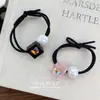 Corea del Sur Nuevo Estilo Alta Calidad Elegante Amor Brillo Flor Cuerda para el Cabello Simple Versátil Payon Cuerda para la Cabeza Tendón de Goma Accesorios para el Cabello