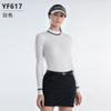 PGM golfe feminino outono e inverno camiseta de manga comprida roupa tecido com textura vertical macio elástico Roupas esportivas femininas