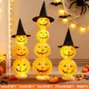 Decoración de Halloween Linterna de Calabaza Adorno Colgante Luces Bola de Panal Arreglo de Escena Bar Centro Comercial Linterna Fantasma Atrezo