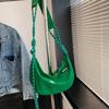 Bolso de tela de nailon para hombre y mujer, nuevo bolso bandolera para estudiantes, mochila informal ligera de estilo coreano a la moda para parejas, 2024