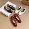 Zapatos de Ballet Planos Franceses Redondos con Lazo Slip-on Suela Suave Mary Janes Zapatos de Abuela 2026 Estilo Nuevo