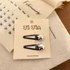 Pasador de Estrella de Cinco Puntas Brillante de Colores Estilo Coreano Pinza Lateral BB para Niños Pasador Básico Lindo Dulce Accesorio para el Cabello Versátil