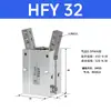 Cilindro Neumático de Dedo Tipo Y HFY10/HFTY16/20/25/32/6 puntos de Apertura y Cierre Pinza Neumática Manipulador de Pinza Pequeña