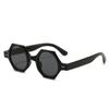 Gafas de Sol Poligonales Hip Hop de Nicho 2024 Gafas de Sol Simples Europeas y Americanas para Fiesta Unisex