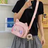 Bolsa Ita Transparente da Moda para Meninas, Bolsa de Ombro Transversal de Pequena Capacidade, Porta-Celular Casual Versátil para Mulheres