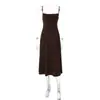 Ropa de mujer transfronteriza estilo europeo y americano, nuevo modelo de verano, vestido strapless plisado de hombros descubiertos con cintura ceñida y falda amplia, vestido moderno y elegante