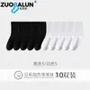 Calcetines Zobaren Otoño e Invierno de Media Pantorrilla para Mujer Maillard Color Sólido Algodón Estilo Japonés Estudiante Moderno Calcetines Apilados para Mujer al por Mayor