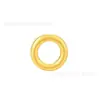 Colgante de Oro Puro 999 Shuibei Gold Cadena de Clavícula de Oro Duro 3D Set de Regalo de Promoción para la Industria de la Belleza Artículo Caliente de Transmisión en Vivo
