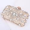 Bolsa de Noite com Diamantes para Socialite, Bolsa de Noite Feminina com Pedrarias e Strass, Clutch de Festa para Noivas, Bolsa de Ombro, Característica Principal: Vestido de noite