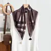 Pañuelo Cuadrado Vintage con Borlas Estampado Paisley Pañuelo para el Cuello con Colgante Estampado de Lunares y Anacardos Pañuelo de Seda con Flecos para Mujer Imitación de Algodón y Lino