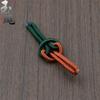 Joyería hecha a mano con nudo Gankun, hebilla de cuerda, collar con nudo de mandala de girasol, accesorios de cordón, accesorios colgantes con borlas