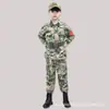 Traje Camuflado Infantil Acampamento de Verão Atividade ao Ar Livre Traje de Sapo Uniforme de Treinamento Camuflado Estudantil em Estoque Roupa Estilo Militar Infantil
