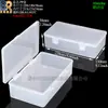 Caja de plástico transparente para accesorios de somier, caja de almacenamiento para piezas de baterías, caja de clasificación de herramientas