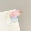 Presilha fofa de franja em desenho animado, presilha lateral de temperamento doce dopamina, nova presilha de bico de pato primavera-verão 2026, acessório de cabelo