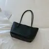 Bolso tote tejido de gran capacidad elegante para el día a día, nuevo de moda otoño temprano 2026, bolso de hombro liso para mujer