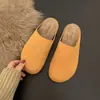 Zapatos Birkenstock de suela gruesa, medias pantuflas de punta cerrada para mujer, calzado de exterior, nuevo estilo Primavera/Otoño 2026, zapatos tipo mula retro, medias pantuflas Birkenstock de suela blanda