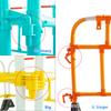 Barandillas de PVC Personalizadas por el Fabricante 1.7m Barreras de Protección de Tráfico Cercas de Hierro para Construcción de Carreteras