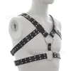 Yiwu Sm Fabricante Mayorista Juguetes Sexuales para Adultos Cinturón de Cuero para Bondage Ropa Corsé de Cuero Negro Envío Directo