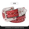 Cinto Largo Y2K Cinto Decorativo de Strass Moda Europeia e Americana Jeans Distintos Cravejados de Diamantes com Senso de Design Versátil