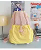 2025 Comercio Exterior Versátil Lindo Estilo Universitario Empalme Transfronterizo Dulce Casual Mochila Cordón Deportes Mochila Suave