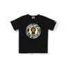 Camiseta de manga corta de la marca japonesa de moda BAPE, peso pesado de verano 240g algodón puro, camuflaje de cabeza de mono, tiburón mono, venta al por mayor transfronteriza