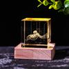 Adornos de alce lunar con forma de luna y nubes lluviosas, con cristales luminosos y tallados en el interior, regalo de cumpleaños para niñas, descompresión.