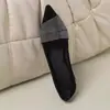 Novas Sapatos Femininos Outono 2026 Corte Baixo Confortáveis Strass Francês Bico Fino Elegante Solado Macio Elegantes Versáteis Sapatos para Não Cansar os Pés