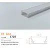 Canal de Aluminio para Luz Lineal LED al por Mayor del Fabricante, Luz Lineal con Borde, Canal de Luz de Aleación de Aluminio, Perfil de Canal de Aluminio para Luz Lineal