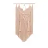 Tapeçaria de Corda de Algodão Tecida à Mão com Franjas Estilo Boêmio Nórdico Decoração de Parede Decoração de Parede Europeia e Americana Suave T023