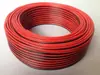 Cable de Bocina Rojo y Negro Audio para Coche Aluminio Recubierto de Cobre 0.3 Plano 50m