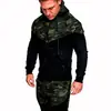 Nuevo suéter cárdigan con capucha de camuflaje para deportes al aire libre para hombre