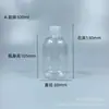 Botella de plástico transparente con tapa abatible 30/50/100ml botella de loción 300 ml botella de gel botella de loción botella exprimible