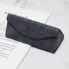 Gafas de Sol al por Mayor Triángulo Milenio Plegable Estuche Hecho a Mano para Gafas Cuero PU Portátil Anti-presión Almacenamiento de Gafas de Sol Estuche para Gafas