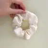 Goma para el pelo fruncida a rayas estilo francés con un toque de alta gama, Lazo para el pelo de tela versátil, Nueva y linda goma para el pelo para niñas