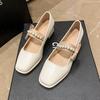 Zapatos Planos de Tacón Grueso, Nuevos Zapatos de Mujer de Tacón Medio 2022, Zapatos de Tacón Alto para Primavera y Verano. Gran Cantidad, Versátil, Moderno y Versátil