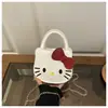 Linda Bolsa Cruzada de Dibujos Animados para Mujer, Nueva Bolso de Mano de Moda Hello Kitty Versátil, Bolso de Hombro de Alto Valor para Niñas