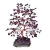 Árbol de Amatista Natural Base de Racimo de Amatista Decoración Adorno de Regalo Decoración de Regalo para el Hogar Decoración de Regalo de Inauguración Regalo de Mudanza