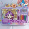 Coroa de Maquiagem Clássica DIY Colorir Adesivos de Fantasia Conjunto de Adesivos de Fantasia de Maquiagem para Crianças Em Estoque Atacado