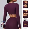 Cárdigan largo de manga larga para mujer, ecológico, de poliéster-spandex reciclado, para yoga, corte ajustado con tiras, prenda exterior para fitness, cubrepiernas deportivo transfronterizo