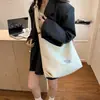 Primavera 2026 Nuevo Estilo Coreano Nicho Bolso de Hombro de Lunares Bolso para Mujer Bolso de Lona de Gran Capacidad Bolso Tote Bolso Cruzado