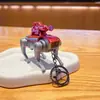 Cachorro Robô Mecânico Transformável Divertido Modelo Arma Chaveiro Pingente Criativo Móvel Chaveiro de Bolsa Pequeno Ornamento